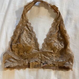 Free people Lace Bralette in nude